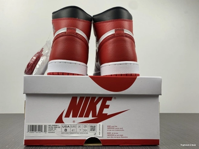 HYPE Jordan 1 High 555088-161 Retro OG Heritage 0819